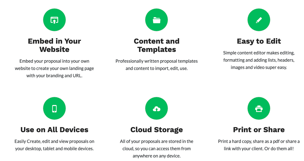 saas features