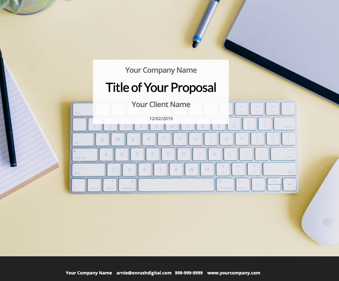 content marketing proposal